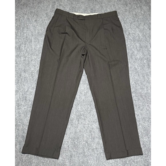 Brooks Brothers Other - Brooks Brothers 346 Solid Dark Brown Dress Pants 100% Wool Men Fit 38x30